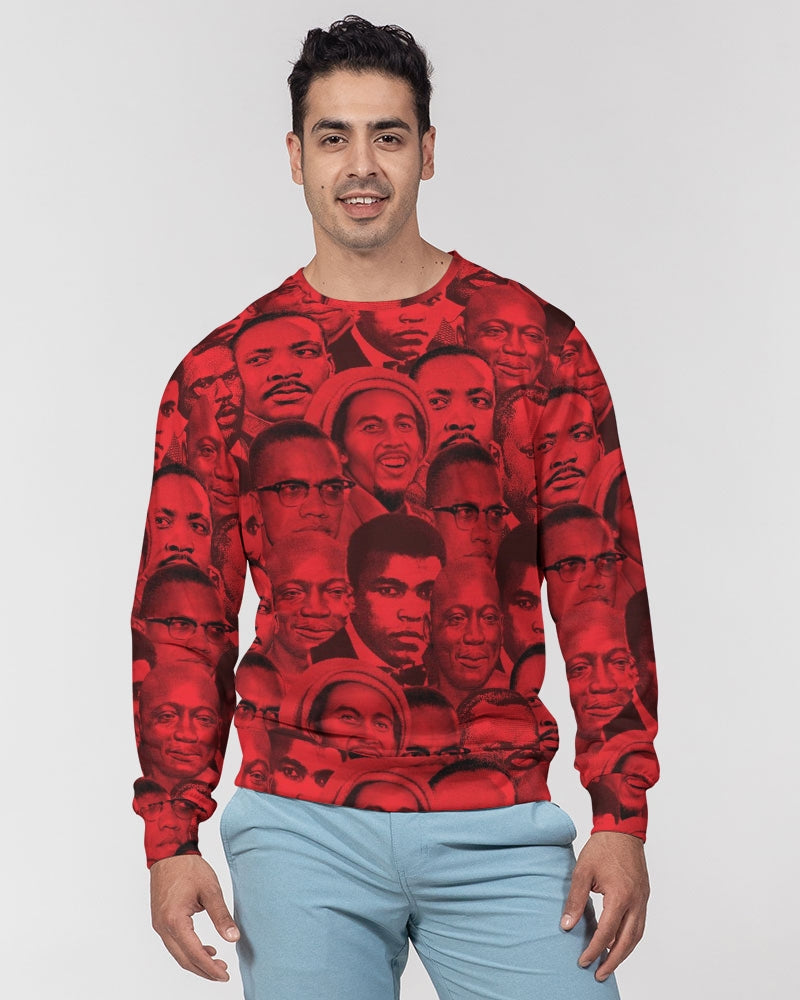 Story of Greatness Men's French Terry Crewneck - Blood