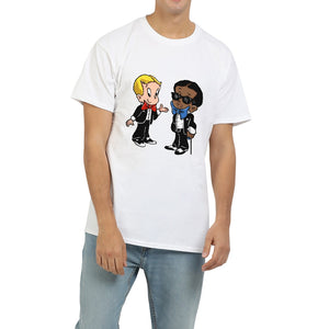 Donny Cash Men's Mini Graphic Tee - White