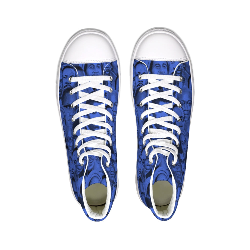 Story of Greatness Hightop Canvas Shoe - Royal