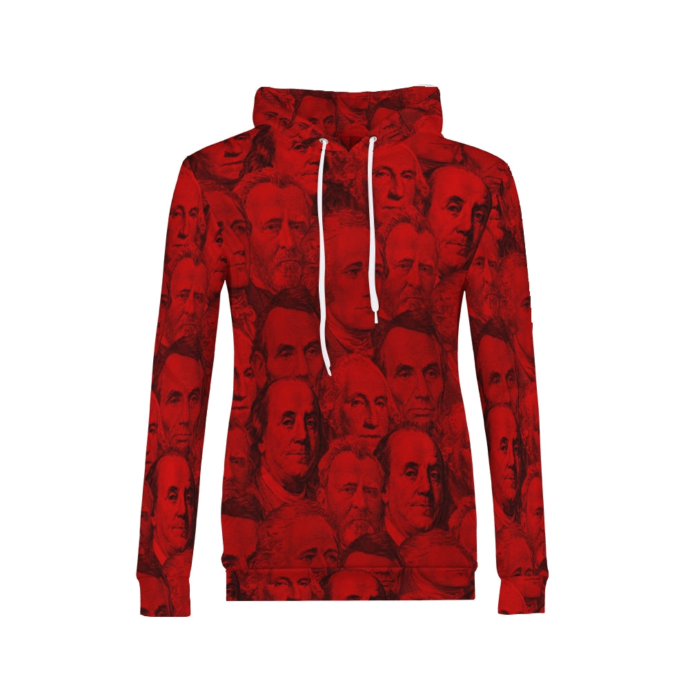 Currency Collage Women's Hoodie - Blood Money