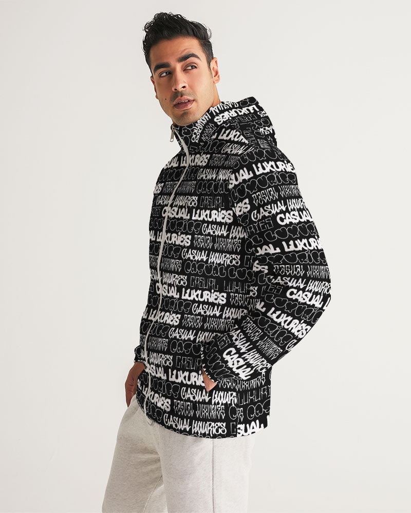 Casual Luxuries Font Men's Windbreaker