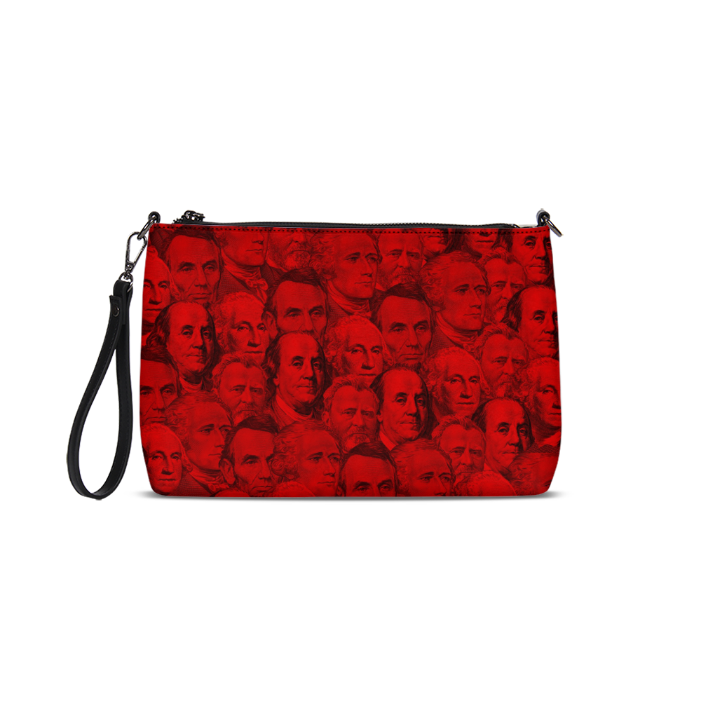 Currency Collage Daily Zip Pouch - Blood Money