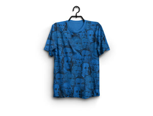 Currency Collage Men's Tee - Blue Racks