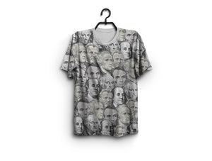 Currency Collage Men's Tee - Powder