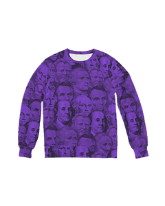 Currency Collage Men's French Terry Crewneck - King