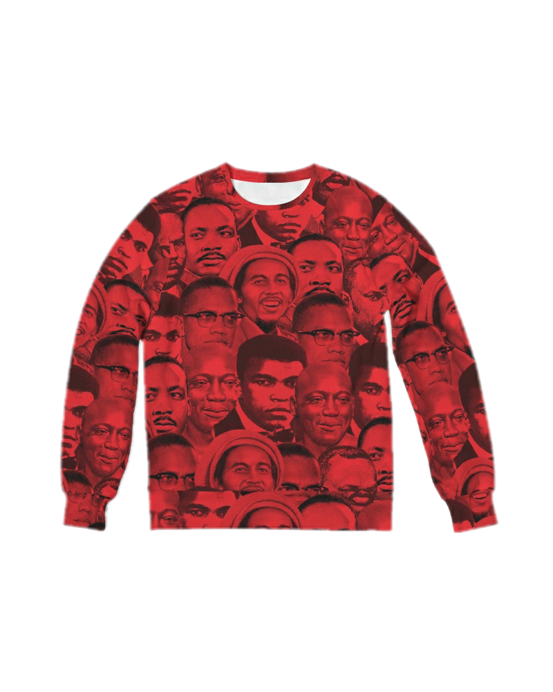 Story of Greatness Men's French Terry Crewneck - Blood