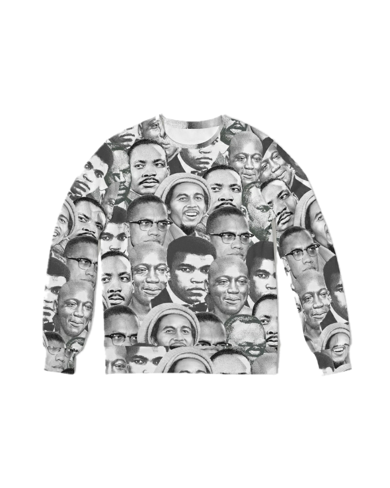 Story of Greatness Men's French Terry Crewneck - White