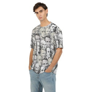 Currency Collage Men's Tee - Powder