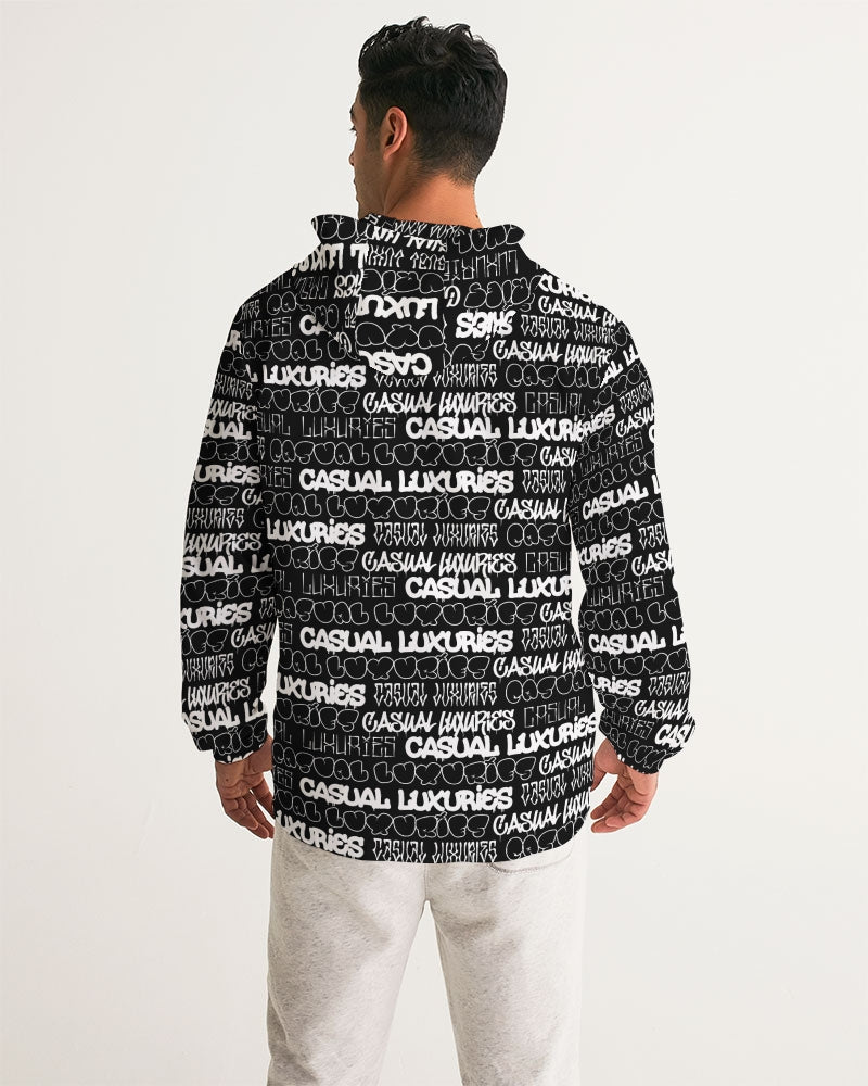 Casual Luxuries Font Men's Windbreaker