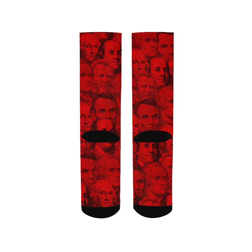 Currency Collage Men's Socks - Blood Money