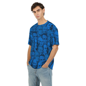 Currency Collage Men's Tee - Blue Racks